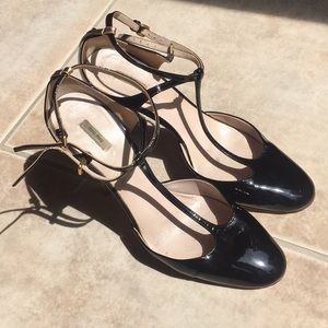 Mary Jane Miu Miu Black Patent Pumps size 39.5